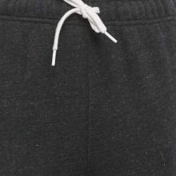 مملوكة مسبقًا Polo Ralph Lauren Black Logo Embroidery Cotton Knit Joggers XXS