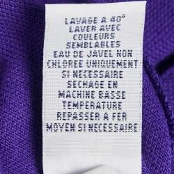 Polo Ralph Lauren Purple Cotton Pique Skinny Polo T-Shirt L