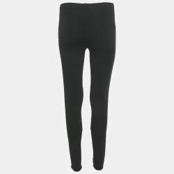 Pre Owned Polo Ralph Lauren Black Jersey Leggings S