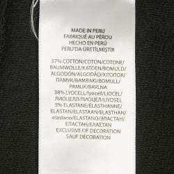 Pre Owned Polo Ralph Lauren Black Jersey Leggings S