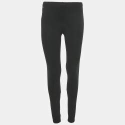 Pre Owned Polo Ralph Lauren Black Jersey Leggings S