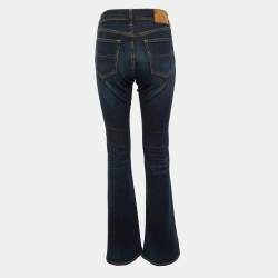 مملوكة مسبقًا بنطلون جينز بوللو رالف لورين دنيم أزرق قصّة بوتكات مقاس متوسط (ميديوم) الخصر 30 بوصة