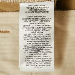 Pre Owned Polo Ralph Lauren Beige Stretch Cotton Trousers M
