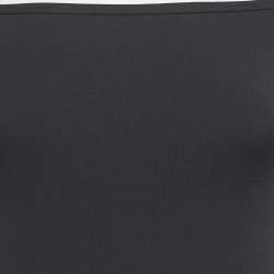 Pre Owned Polo Ralph Lauren Black Jersey Fitted Top S