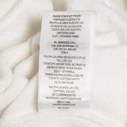 Pre Owned Polo Ralph Lauren White The Ralph & Ricky Bear Print Cotton Hooded Sweatshirt XXL