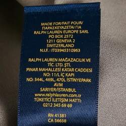 Pre Owned Polo Ralph Lauren Silver Sequin Mini Dress M