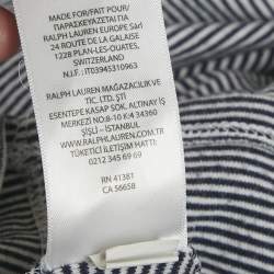 Pre Owned Polo Ralph Lauren Blue/White Jersey T-Shirt XL