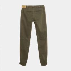 Pre Owned Polo Ralph Lauren Green Denim Whitlyn Jod Jeans S/Waist 25"