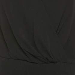 مملوكة مسبقًا Polo Ralph Lauren Black Crepe Sleeveless Jumpsuit S