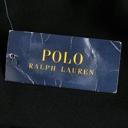 مملوكة مسبقًا Polo Ralph Lauren Black Crepe Sleeveless Jumpsuit S
