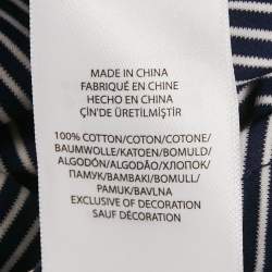 Pre Owned Polo Ralph Lauren Blue Striped Cotton Long Sleeve Shirt S