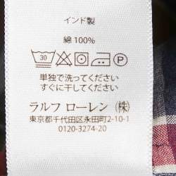 Pre Owned Polo Ralph Lauren Blue Checks Cotton Long Sleeve Shirt XS