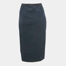 مملوكة مسبقًا تنورة قلم بولو رالف لورين جيرسي أزرق مقاس صغير (إكس سمول)