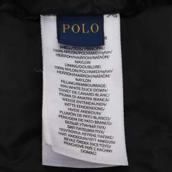 مملوكة مسبقًا Polo Ralph Lauren Black Nylon Colden Packable Down Gilet Vest