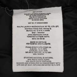 مملوكة مسبقًا Polo Ralph Lauren Black Nylon Colden Packable Down Gilet Vest