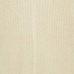 Pre Owned سويتر بولو رالف لورين تريكو مضلع بيج برقبة V مقاس كبير جداً جداً (اكسترا اكسترا لارج)