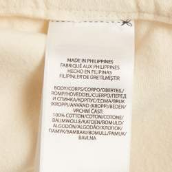 Pre Owned Polo Ralph Lauren Beige Flannel Belted Shirt Jacket XS