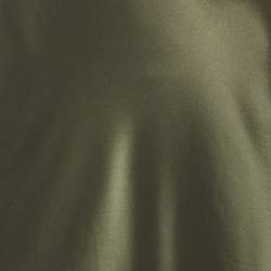 Pre Owned Polo Ralph Lauren Green Satin Midi Skirt S