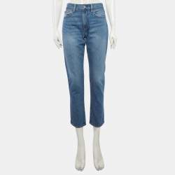 Pre Owned Polo Ralph Lauren Blue Denim Slim Boyfriend Jeans S/Waist 29"