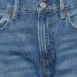 Pre Owned Polo Ralph Lauren Blue Denim Slim Boyfriend Jeans S/Waist 29"