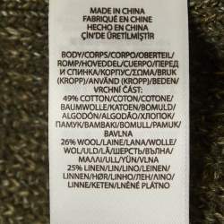 مملوكة مسبقًا جامبر بولو رالف لورين ت ريكو مضلع زيتوني بدون أكمام مقاس صغير جداً