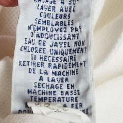 Pre Owned Polo Ralph Lauren White Jersey Pique Polo T-Shirt M