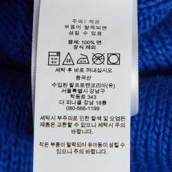 Pre Owned Polo Ralph Lauren Blue Cable Knit Sweater XL