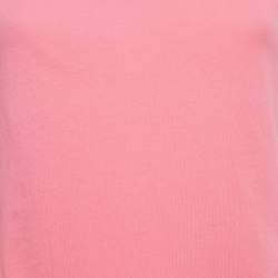 Pre Owned Polo Ralph Lauren Pink Jersey V-Neck T-Shirt XS