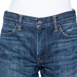 Pre Owned Polo Ralph Lauren Blue Denim Astor Slim Boyfriend Jeans M