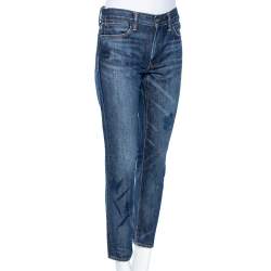 Pre Owned Polo Ralph Lauren Blue Denim Astor Slim Boyfriend Jeans M