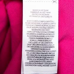 Pre Owned Polo Ralph Lauren Pink Cotton Short Sleeve Polo Dress XL