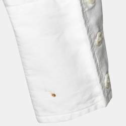 مملوكة مسبقًا Polo Ralph Lauren White Cotton Boyfriend Fit Shirt L