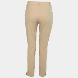Pre Owned Polo Ralph Lauren Beige Cotton Trouser L