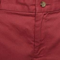 مملوكة مسبقًا Polo Ralph Lauren Burnt Red Denim Shorts XL