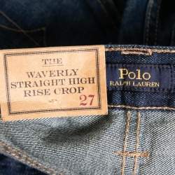 Pre Owned Polo Ralph Lauren Navy Blue Denim Jeans S
