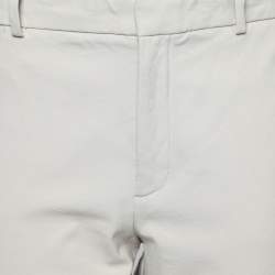 مملوكة مسبقًا Polo Ralph Lauren Grey Cotton Tailored Trousers L 