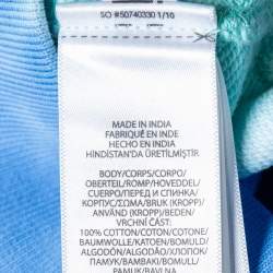 مملوكة مسبقًا Polo Ralph Lauren Multicolor Tie-Dye Printed Cotton Hoodie S