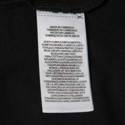 Pre Owned Polo Ralph Lauren Black Cotton Crew Neck T-Shirt XXL