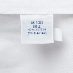 Pre Owned Polo Ralph Lauren White Cotton Buttoned Shorts S