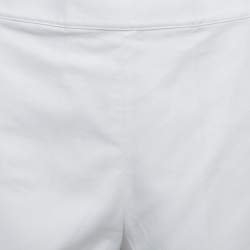 Pre Owned Polo Ralph Lauren White Cotton Buttoned Shorts S