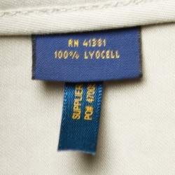 Pre Owned Polo Ralph Lauren Beige Lyocell Trench Coat XL