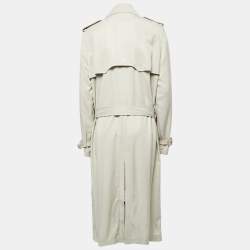 Pre Owned Polo Ralph Lauren Beige Lyocell Trench Coat XL