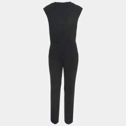 Polo Ralph Lauren Black Crepe Sleeveless Jumpsuit S