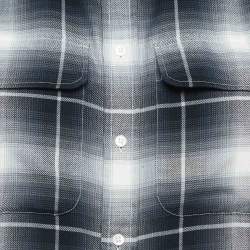 Pre Owned Polo Ralph Lauren Monochrome Tartan Cotton Shirt XS