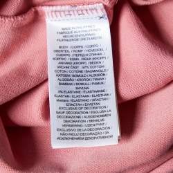 Pre Owned Polo Ralph Lauren Pink Cotton Pique Slim Fit Polo T-Shirt M