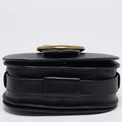 Pre Owned Polo Ralph Lauren Black Leather Lennox Crossbody Bag