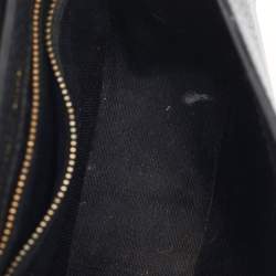 Pre Owned Polo Ralph Lauren Black Leather Lennox Crossbody Bag