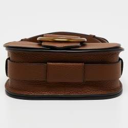 Pre Owned Polo Ralph Lauren Brown Leather Lennox Shoulder Bag