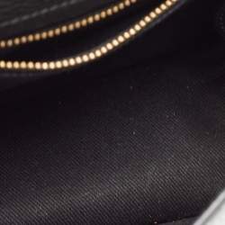 Pre Owned Polo Ralph Lauren Black Leather Lennox Shoulder Bag