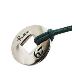 Pomellato 67 Sterling Silver Pendant Cord Necklace